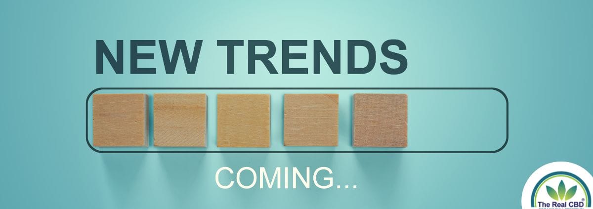Sign with TRENDS and building blocks